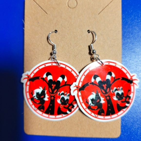Helluva Boss Acrylic Dangle Earrings - Picture 1 of 1